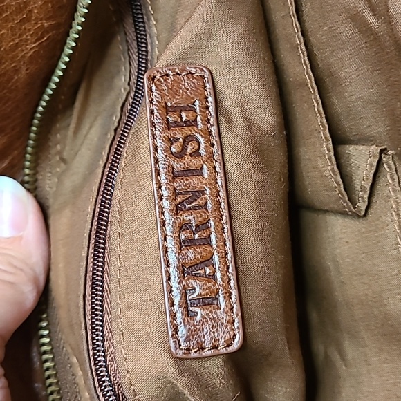 Tarnish Brand Deep Brown Leather Bag - Picture 6 of 9